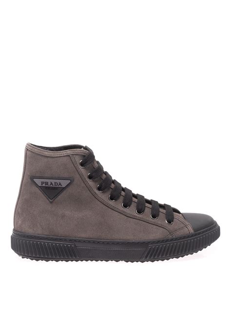 prada suede chunky trainers
